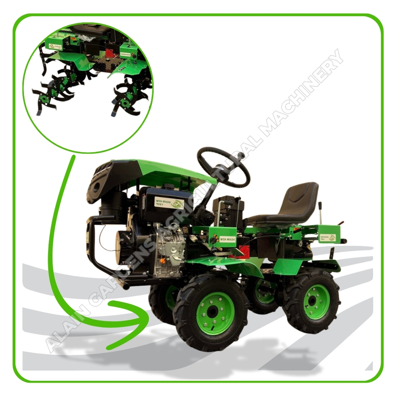 AGAM TILLER 4*4 DISEL ENGINE  13HP