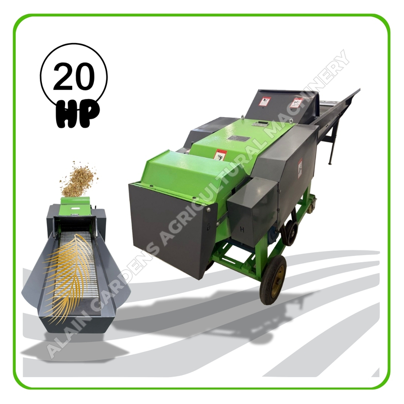 Chaff Cutter Machine – 20HP Electric Motor | Heavy-Duty by ALAIN GARDENS