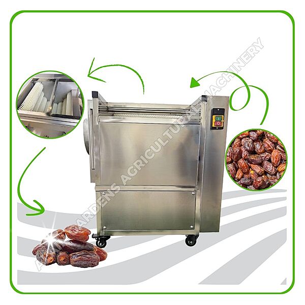 Date Cleaning Machine – 8 Roll – Small Size