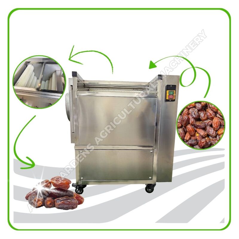 Date Cleaning Machine – 8 Roll – Small Size