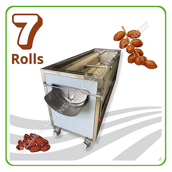 Date Cleaning Machine – 7 Roll – Large Size