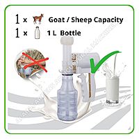 Manual Milking Machine – Goats/Sheep – 1L Feeding Bottle