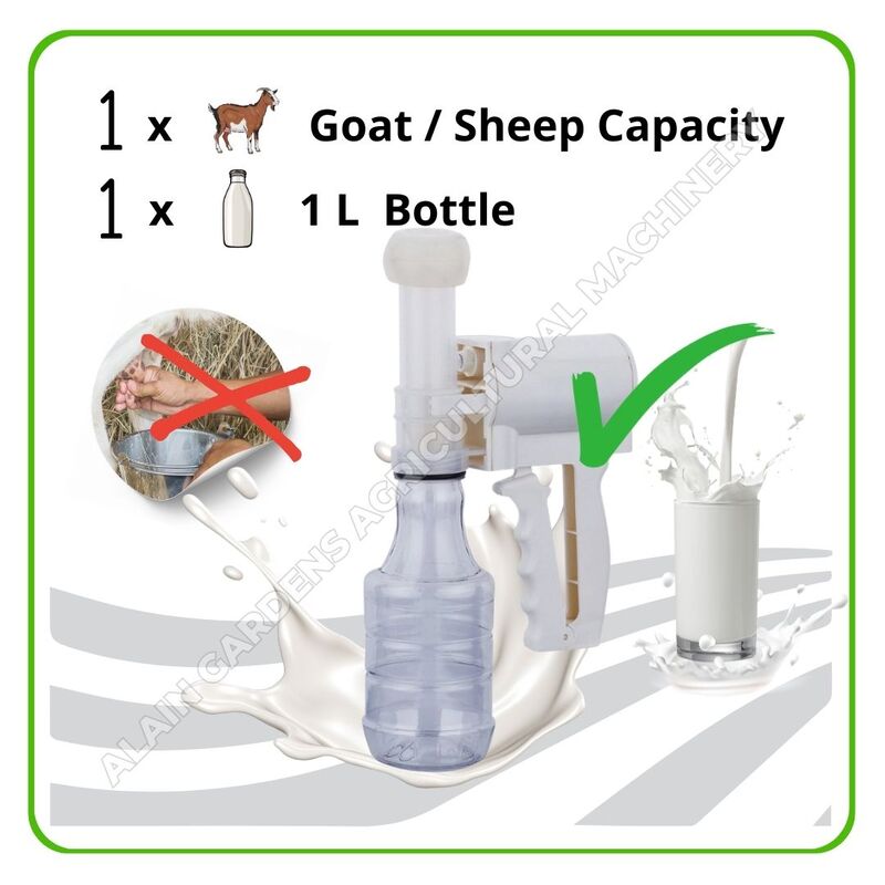 Manual Milking Machine – Goats/Sheep – 1L Feeding Bottle