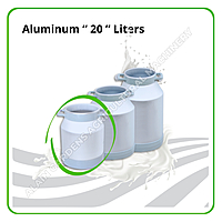 Milk Can – 20 Liters Capacity (Aluminum, Made in Turkey)