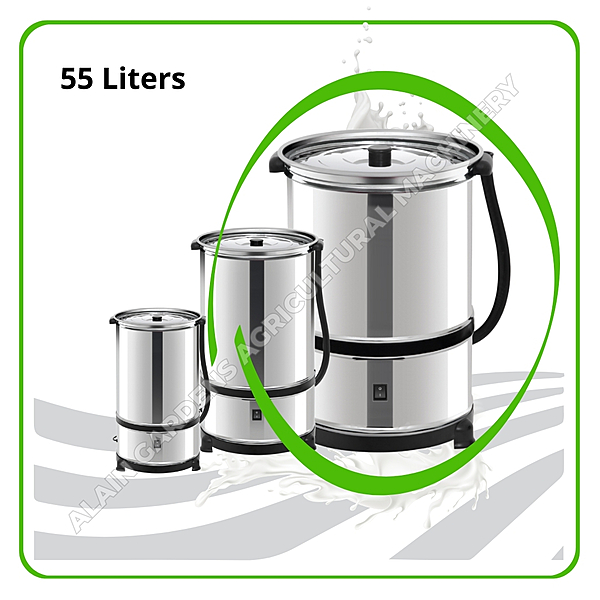 Milk Churner – 55 Liters Capacity (Stainless Steel, Made in Turkey)