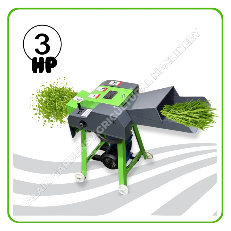 Chaff Cutter Machine – 3HP Electric Motor | Heavy-Duty by ALAIN GARDENS