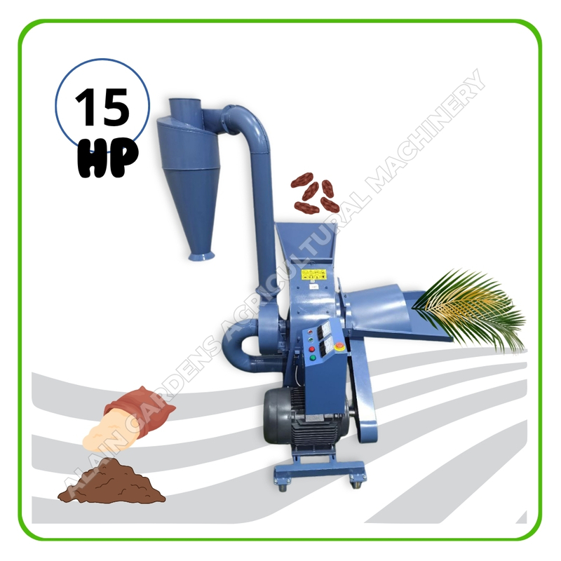 Hammer Mill – 15HP Heavy Duty Grinder with Control Box