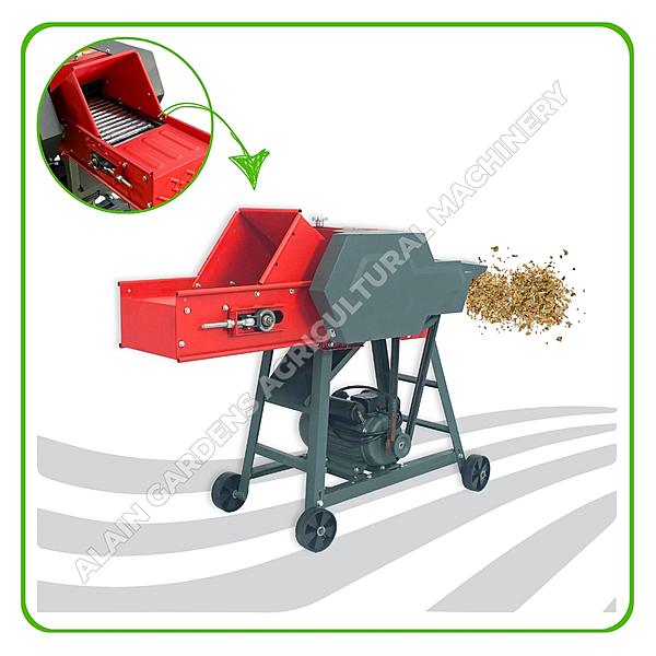 Chaff Cutter Machine – 3HP Electric Motor | Conveyor Input | Heavy-Duty