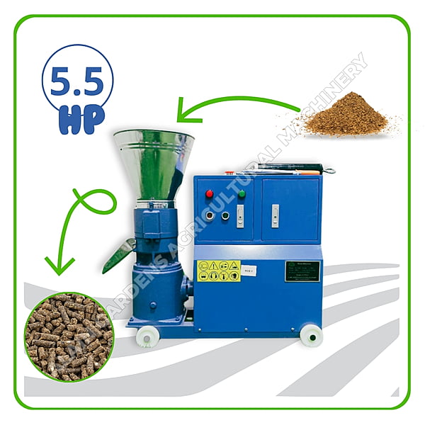 Feed Pellet Machine 5.5Hp Three Phase – With Control Box