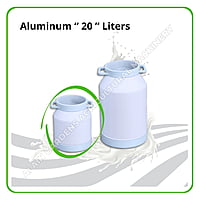 Milk Can – 20 Liters Capacity (Aluminum, Made in Turkey)