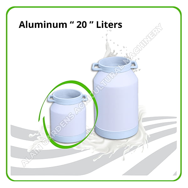 Milk Can – 20 Liters Capacity (Aluminum, Made in Turkey)