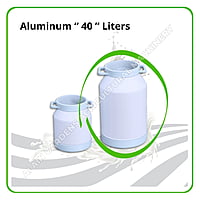 Milk Can – 40 Liters Capacity (Aluminum, Made in Turkey)