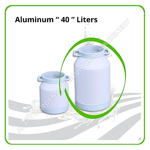 Milk Can – 40 Liters Capacity (Aluminum, Made in Turkey)