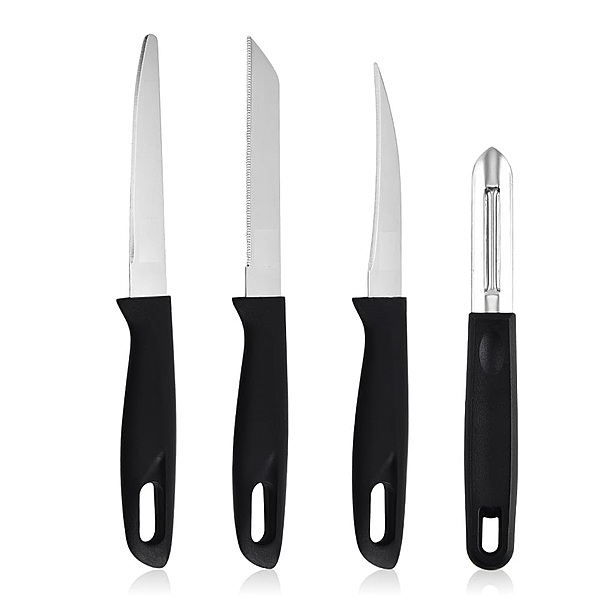 Amazkart Edge High Grade Stainless Steel 4 Pcs Kitchen Knife Set Amazkart Edge High Grade Stainless Steel 4 Pcs Kitchen Knife Set