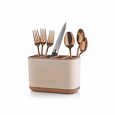 Amazkart Compartment Kitchen Organizer Rack for Cutlery Amazkart Compartment Kitchen Organizer Rack for Cutlery