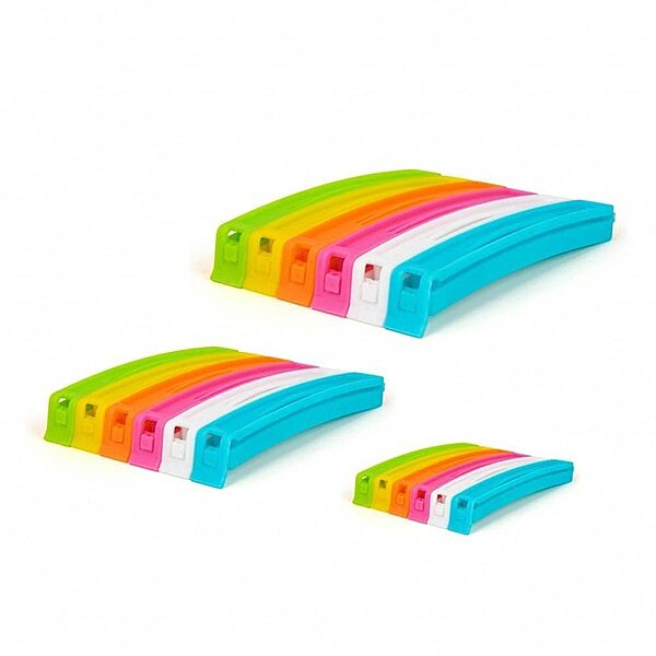 Amazkart 18 Pcs Plastic Food Snack Bag Pouch Clip Amazkart 18 Pcs Plastic Food Snack Bag Pouch Clip