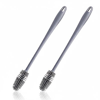 Amazkart Bottle Cleaning Brush Silicone Long Handle for Baby Bottle Amazkart Bottle Cleaning Brush Silicone Long Handle for Baby Bottle