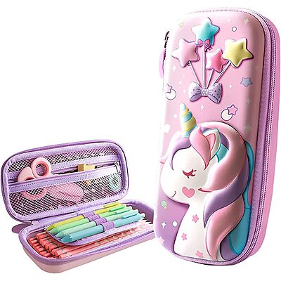 Amazkart 17 Pcs Unicorn Stationery Gift Set for Kids
