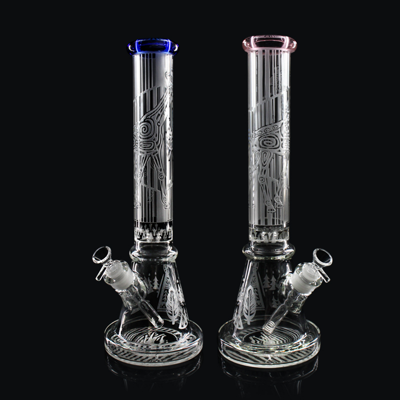 16" 7mm Sandblasted Beaker