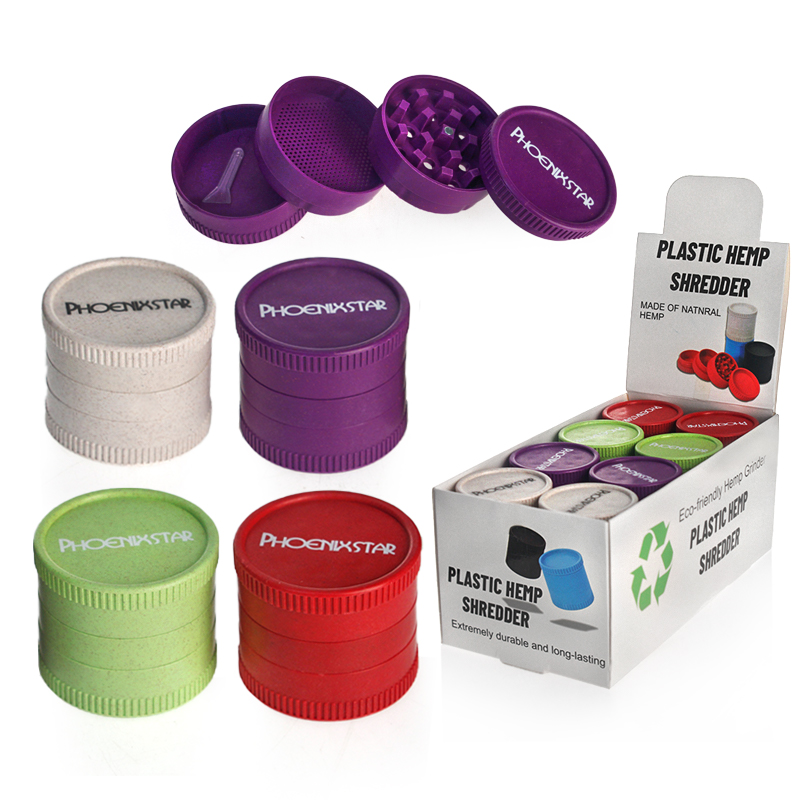 Phoenix 4 Part Bio Degradable Grinder Display