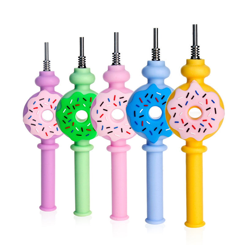 Silicone Donut Nectar Collecrtor - Assorted Colors