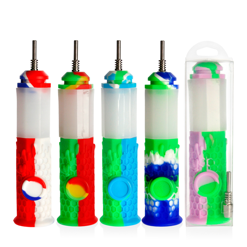 Silicone 2 Tone Nectar Collector - Assorted Colors