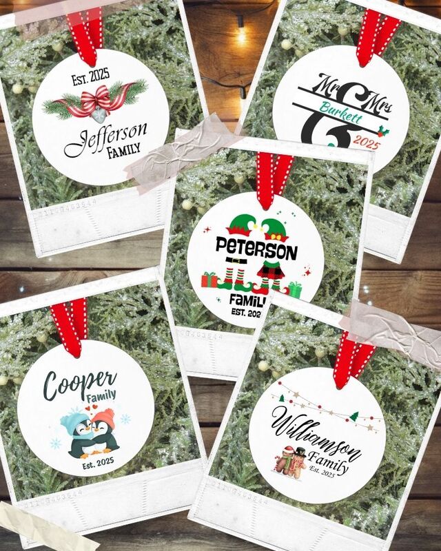 Personalized Christmas Ornaments 2025