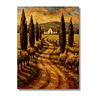 Cape Dutch Farmhouse Klein Karoo Canvas Print | UNFRAMED PRINT