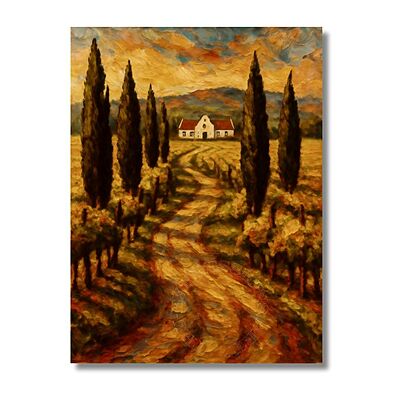 Cape Dutch Farmhouse Klein Karoo Canvas Print | UNFRAMED PRINT Cape Dutch Farmhouse Klein Karoo Canvas Print | UNFRAMED PRINT