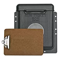 Stitched Shop Ticket Holders, 8-1/2 x 11, 25 per box, Clear
