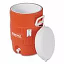 Seat Top Water Jug, 5 gal, Orange