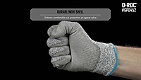 Magid® Griffin Gear™ 13-Gauge DuraBlend® Polyurethane Coated Work Gloves — ANSI Cut Level A4