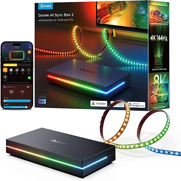 Govee AI Sync Box 2 (for 75-85"TV )