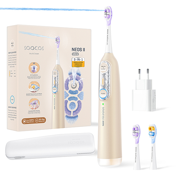 Soocas NEOS II Ultra Electric Toothbrush Champagne Gold EU