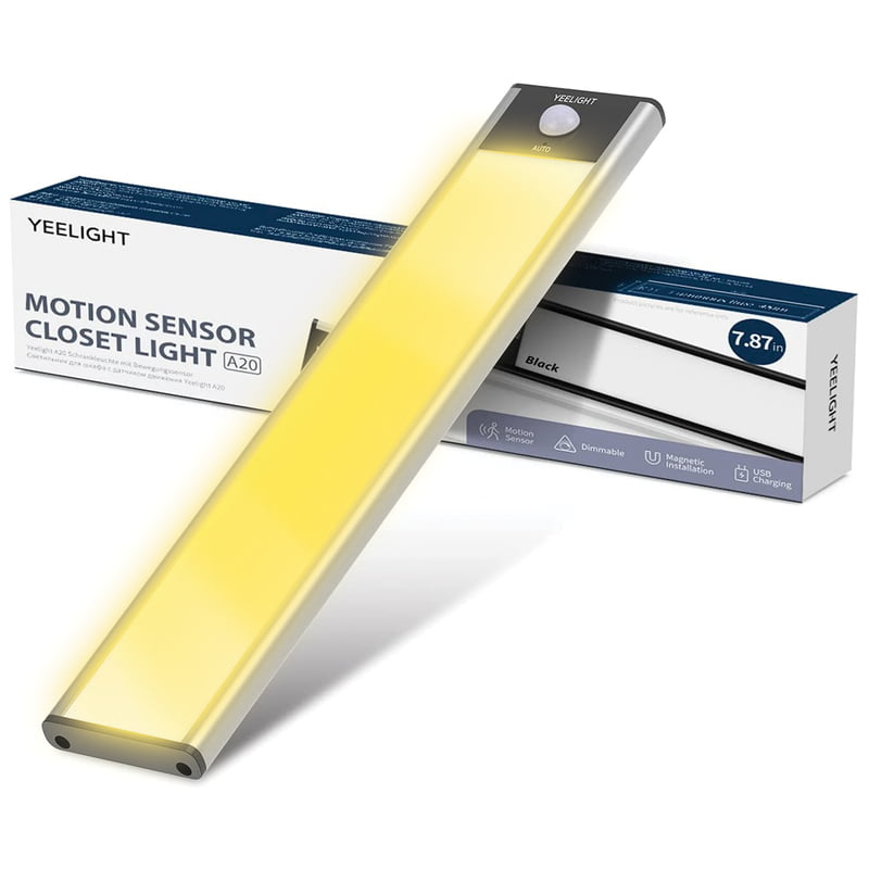 Yeelight Cabinet Motion & Daylight Sensor Night Light L20 - 20cm - Silver