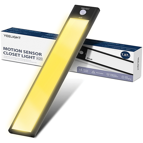Yeelight Cabinet Motion & Daylight Sensor Night Light L20 - 20cm - Black