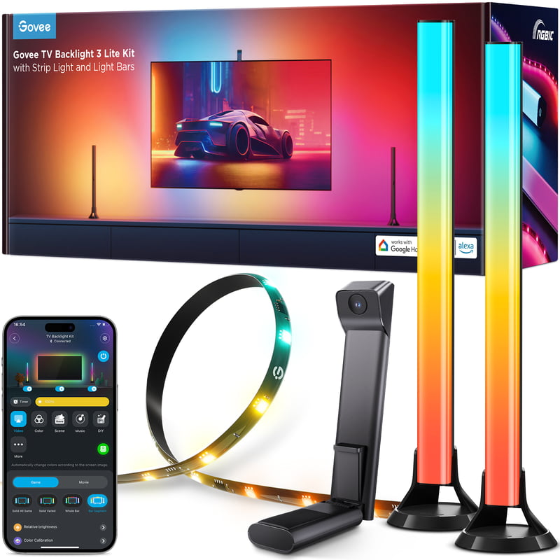 Govee TV Backlight 3 Lite Kit  With Strip Light and Light Bar