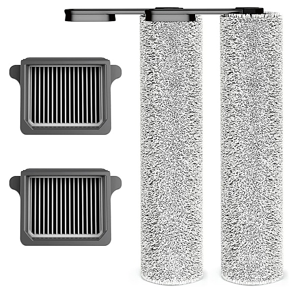 Tineco FLOOR ONE S7 PRO 2x Replacement HEPA Filter Assembly, 2x Brush Roller