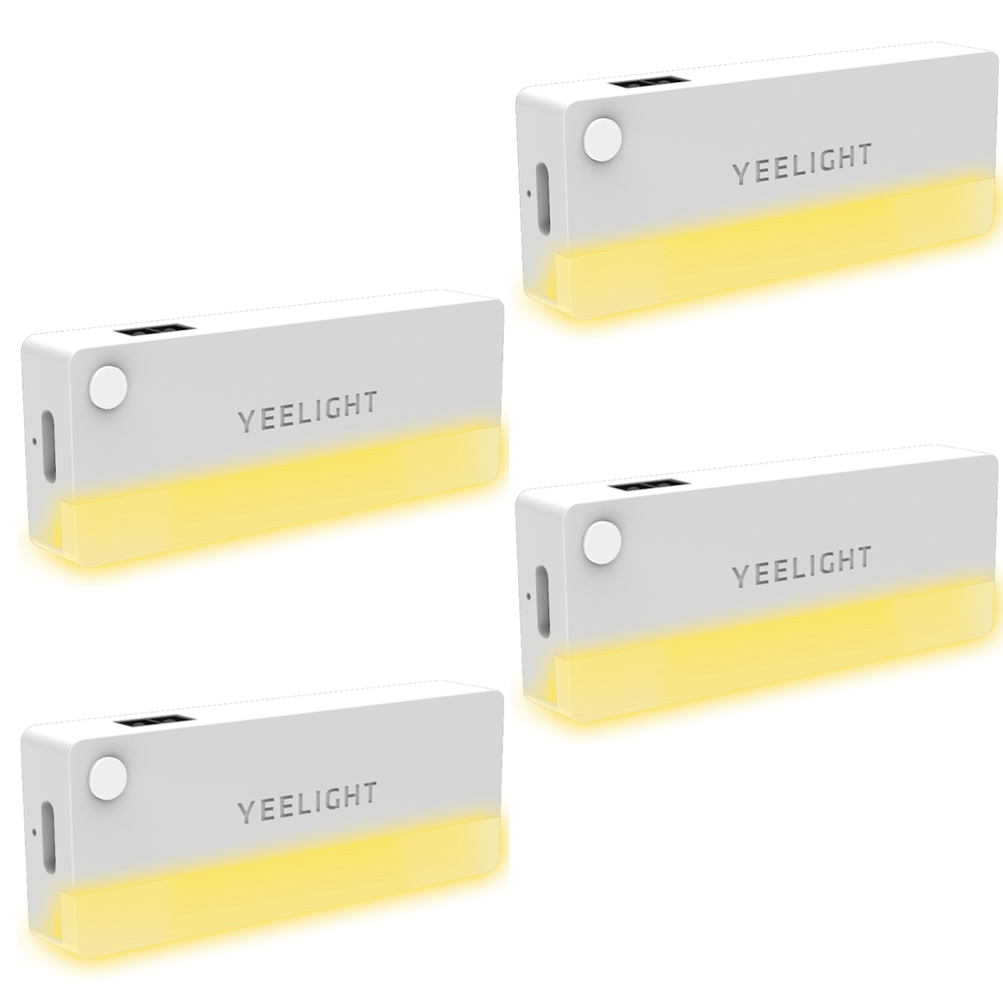 Yeelight LED Sensor Drawer Light (4PCS) - USB-C, On When Drawer is Opened