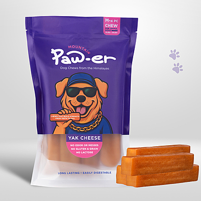 Yak Cheese Chew Original - M (4 Pcs)