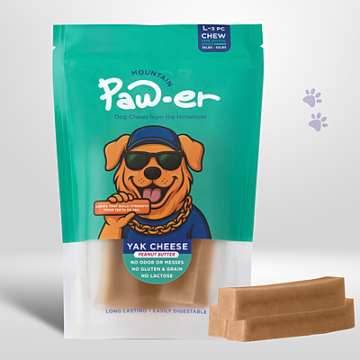 Yak Cheese Chew Peanut Butter - L (30 Pcs)