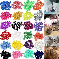 Soft Cat Nail Caps – Anti-Scratch Claw Covers for Cats