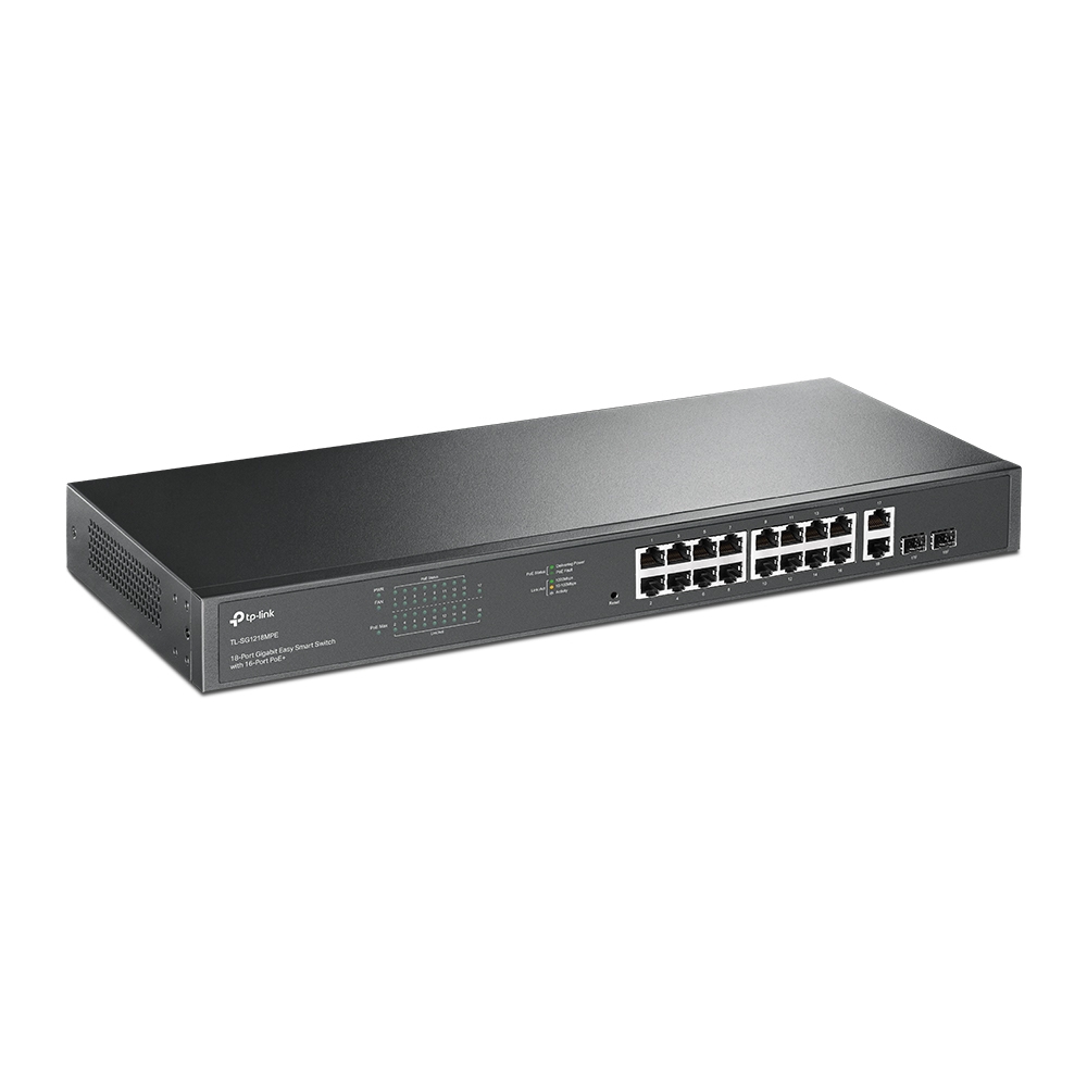 TP-Link 18-Port Gigabit Easy Smart Switch with 16-Port PoE