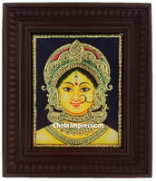 Devi Durga - Bengal Style Tanjore Painting - Various sizes Devi Durga - Bengal Style Tanjore Painting - Various sizes