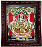 Gaja Lakshmi Tanjore Painting - Exclusive collection - Various Sizes Gaja Lakshmi Tanjore Painting - Exclusive collection - Various Sizes