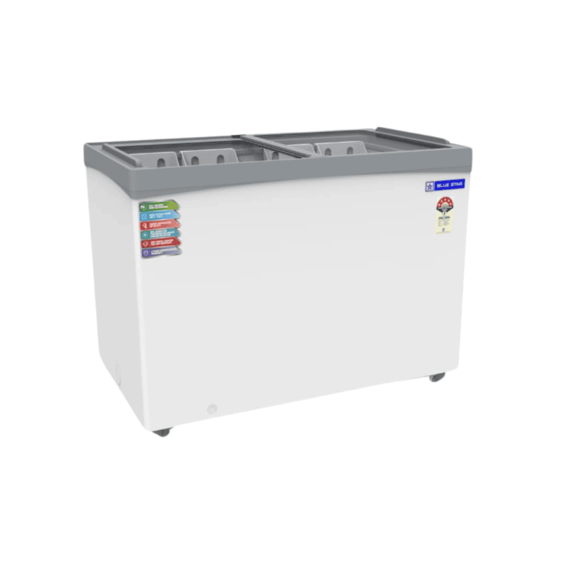 Shop Online Blue Star glass top Deep Freezer-GT5-350N at Me shop