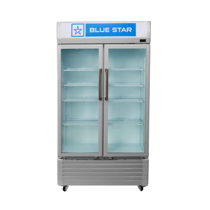 Front look of Blue Star Visi Cooler VC750E-657 liters