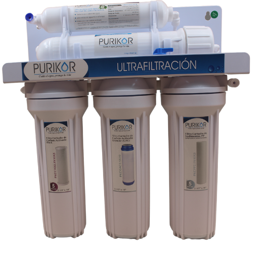 Filtro Ultra Purificador De Agua Sedimentos, Carbon Activado Y Membrana De Ultrafiltracion - PKUF-5