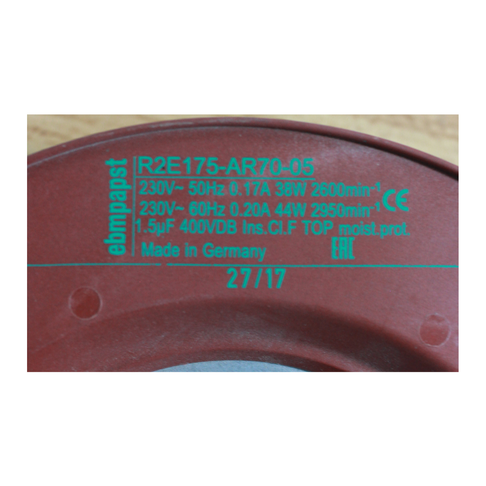 Motor Embpast R2E175-Ar70-05 230-01-60 - R2E175-Ar70-05