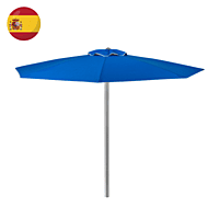 Pamela Sun Umbrella | Polyamide Stick | Blue Fabric | 200 cm Dia | PAP-20-PA-01/00 | Balliu